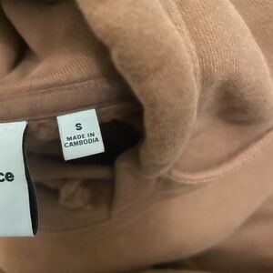 TNA Aritzia brown hoodie